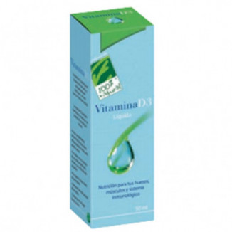 Vitamina D3 Liquida 50 ml Cien Por Cien Natural