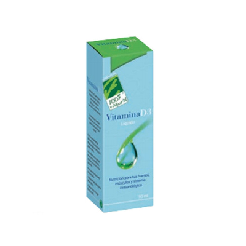 Vitamina D3 Liquida 50 ml Cien Por Cien Natural