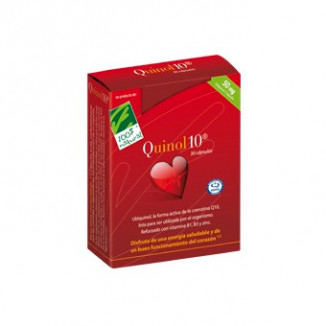 Quinol 10 50mg 30 Cápsulas Cien Por Cien Natural