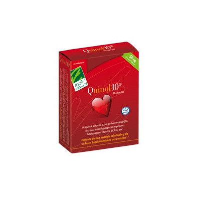 Quinol 10 50mg 30 Cápsulas Cien Por Cien Natural