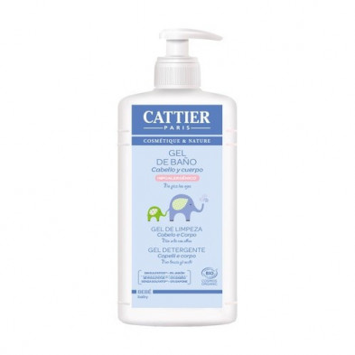 Gel De Baño Cabello Y Cuerpo Bebe 500 ml Cattier