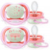 Chupete Nocturno 6 18 Meses Rosa 2 Unidades Scf376/22 Philips Avent