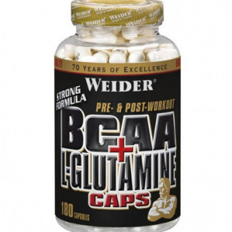 Weider Bcaa + L-glutamina 180 Cápsulas Weider