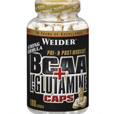 Weider Bcaa + L-glutamina 180 Cápsulas Weider