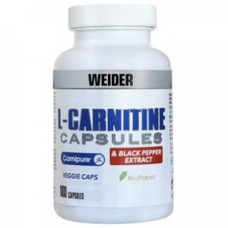 Weider L-carnitina + Bioperine 100 Cápsulas Weider