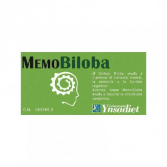 Memobiloba 80 Comprimidos (500 mg) Ynsadiet