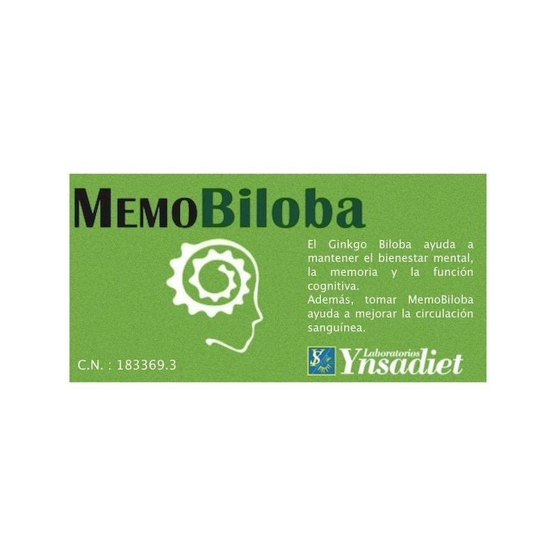 Memobiloba 80 Comprimidos (500 mg) Ynsadiet