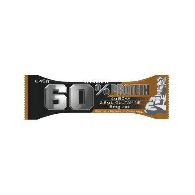 Barritas De Mani Salado Y Caramelo 60% Proteina 24 Unidades  Weider