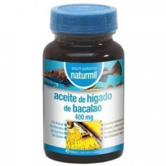 Aceite De Higado De Bacalao 400 mg 45 Perlas Dietmed