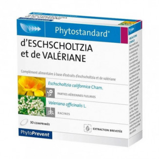 Phytostandard Eschscholtzia y Valeriana 30 Comprimidos Pileje