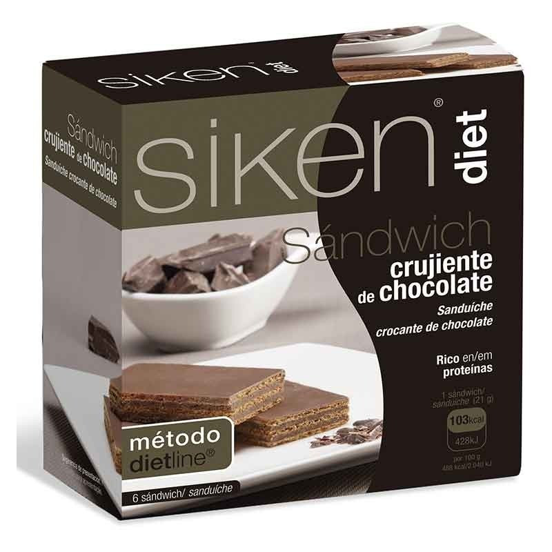 Sikendiet Sandwich Chocolate 6 Unidades