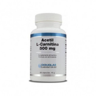 Acetil-L-Carnitina 500 mg 60 Cápsulas Douglas Laboratories