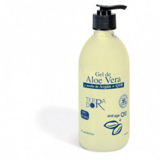 Gel Aloe Vera Con Argan y Q10 Derbos 500 ml