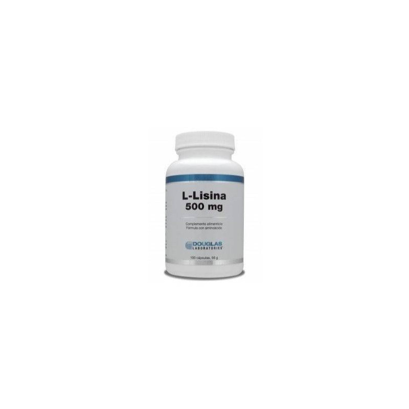 L-Lisina 500 mg 100 Cápsulas Veg. Douglas Laboratories