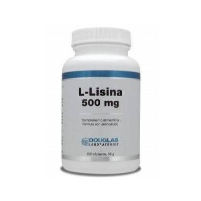 L-Lisina 500 mg 100 Cápsulas Veg. Douglas Laboratories