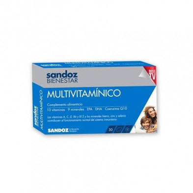 Sandoz Bienestar Multivitamínico Adulto 30 Cápsulas