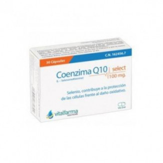 Coenzima Q10 Select 100 mg 30 Cápsulas Vitalfarma