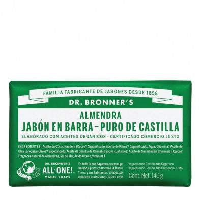 Jabon En Barra Almendra 140 gr Dr. Bronner's