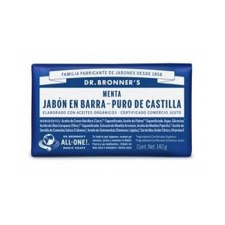 Jabon En Barra Menta 140 gr Dr. Bronner's