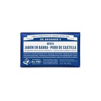 Jabon En Barra Menta 140 gr Dr. Bronner's