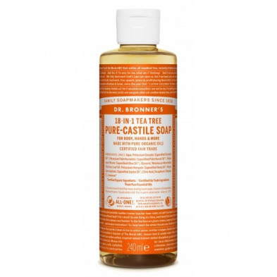 Jabon Liquido Arbol Del Te 240 ml Dr. Bronner's