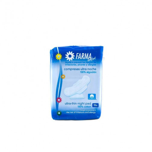 Compresas Farmaconfort Noche Alas 10 Un