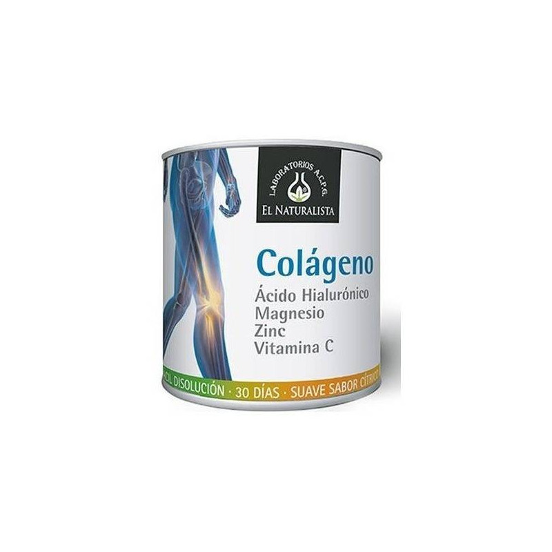 Colageno+Acido Hialuronico+Mg+Zn+Vit. C 390 gr El Naturalista