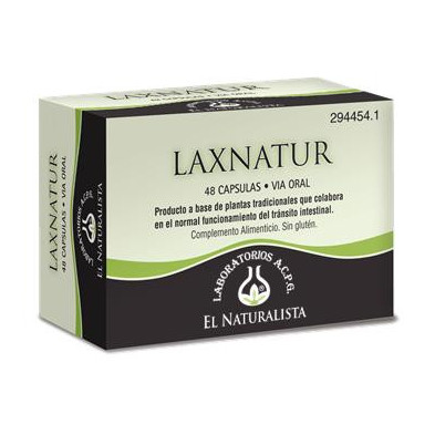 Laxnatur 375 mg X 48 Cápsulas El Naturalista