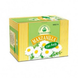 Manzanilla Con Anis Infusion 20 Sobres El Naturalista