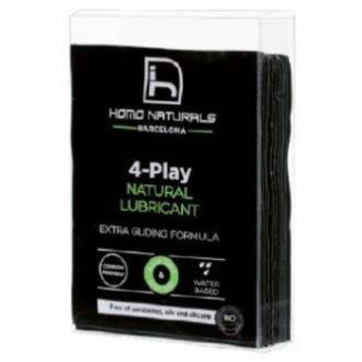 4-play Lubricante Natural 10 Monodosis Homo Naturals