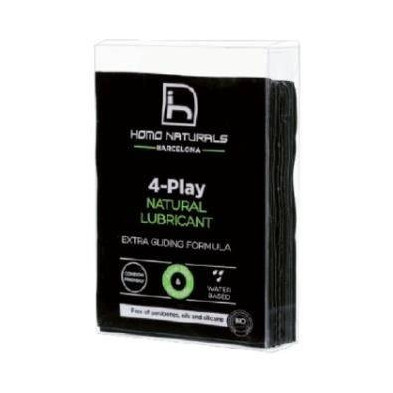 4-play Lubricante Natural 10 Monodosis Homo Naturals