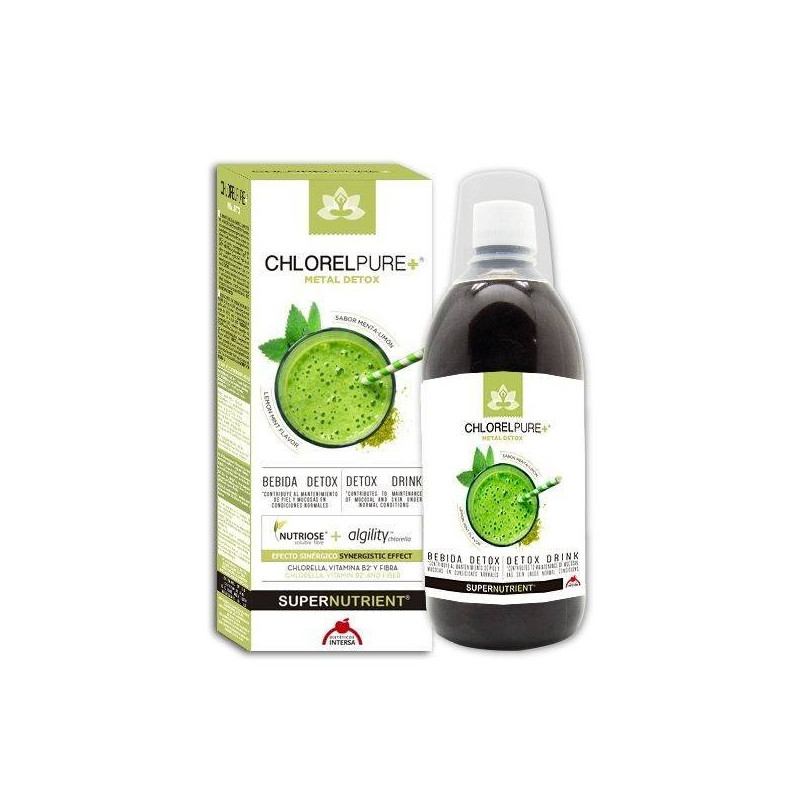 Chlorelpure + Metal Detox 500 ml Intersa