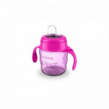 Vaso Boquilla Blanda Rosa 200 ml Philips Avent