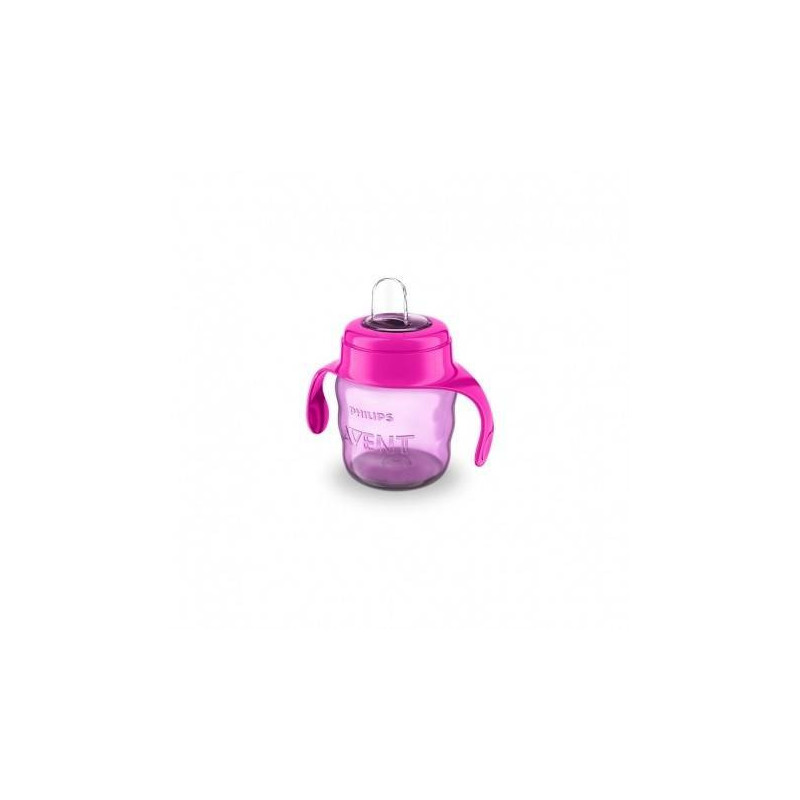 Vaso Boquilla Blanda Rosa 200 ml Philips Avent