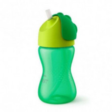 Vaso Con Pajita 300 ml Verde Philips Avent