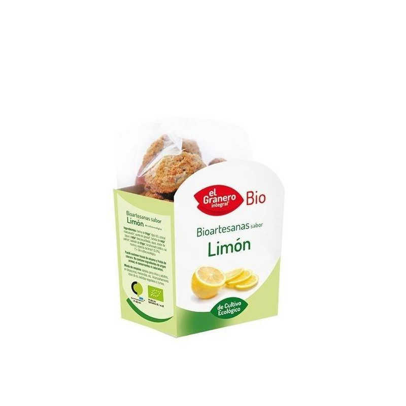 Galletas Artesanas Sabor Limon Con Chia 250 gr El Granero