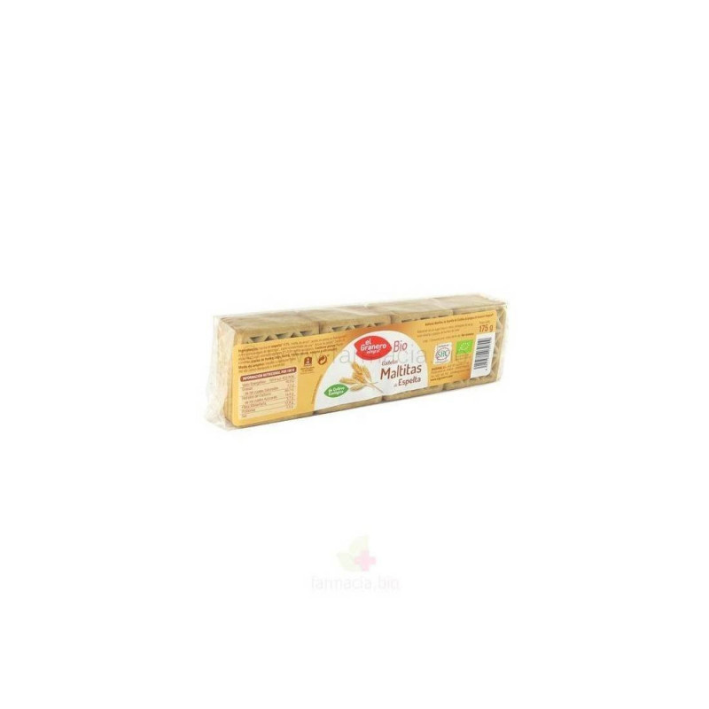 Galletas Maltitas Espelta Bio 175 gr El Granero