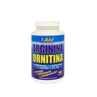 Arginina+ornitina Aminoacidos 100 Comprimidos Just Aid