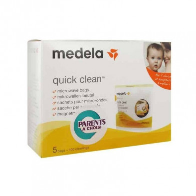 Medela Quick Clean Bolsas para Microondas Reutilizables 5 Unidades