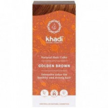 Tinte Herbal Color Castaño Dorado 100 gr Khadi