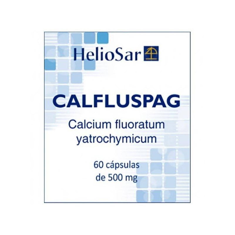 Calfluspag Calcium Fluoratum 60 Cápsulas Heliosar