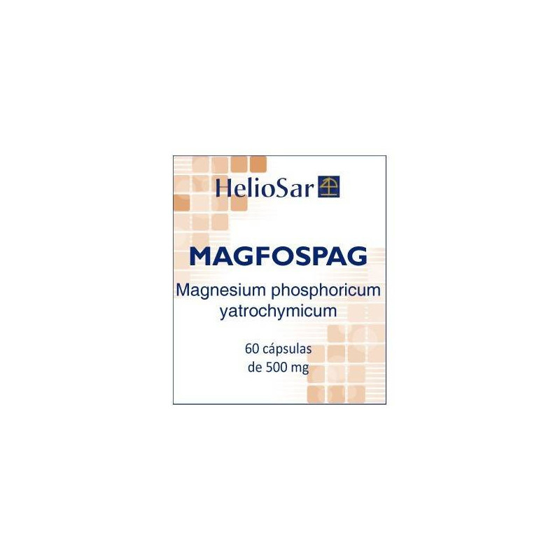 Magfospag Magnesium Phosphoricum 60 Cápsulas Heliosar