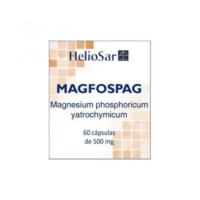 Magfospag Magnesium Phosphoricum 60 Cápsulas Heliosar