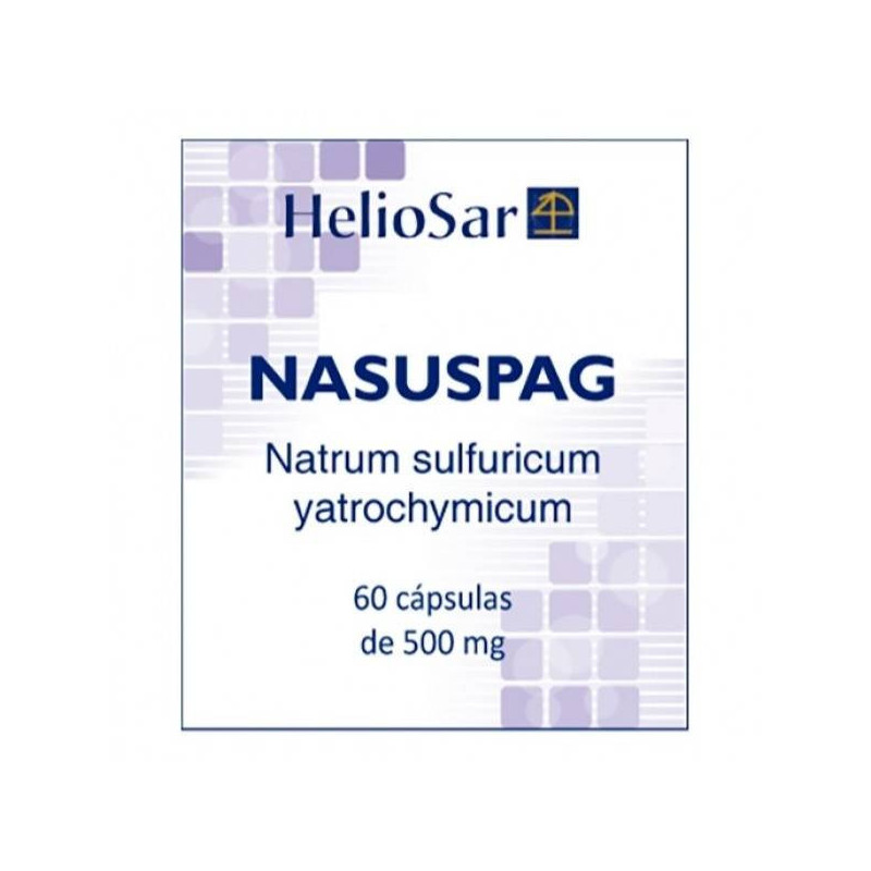 Nasuspag Natrum Sulfuricum 60 Cápsulas Heliosar