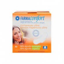 FarmaConfort compresas ultra día hipoalergénicas 10u