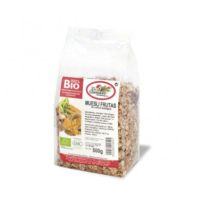 Muesli Frutas Biologico 500 gr El Granero