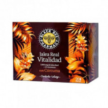 Black Bee Vitalidad Jalea Real con Cúrcuma 20 Ampollas