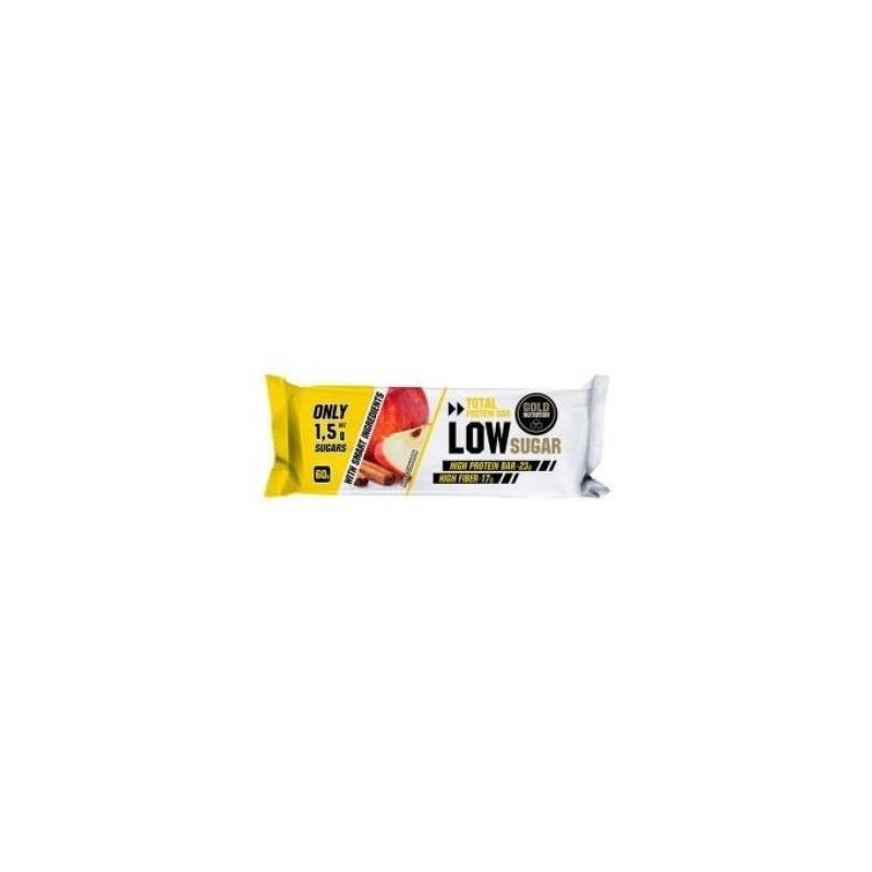 Total Protein Low Sugar Bar Manzana-canela 10 Unidades Gold Nutrition