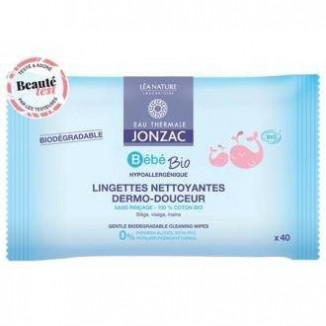 Toallitas Suaves Bebe Biodegradables 40 Unidades Jonzac Eco-bio