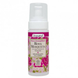 Mousse Desmaquillante Rosa Mosqueta Ecocert BIO 150ml Drasanvi